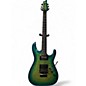 Used Schecter Guitar Research Blackjack C1 SLS FR Aquaburst Solid Body Electric Guitar