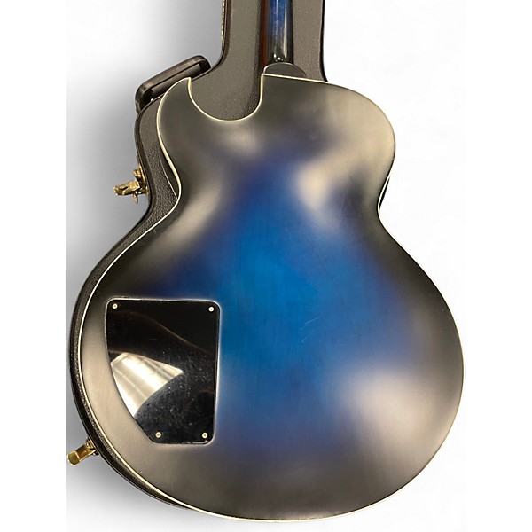 Used Gibson ES135 Trans Blue Burst Hollow Body Electric Guitar