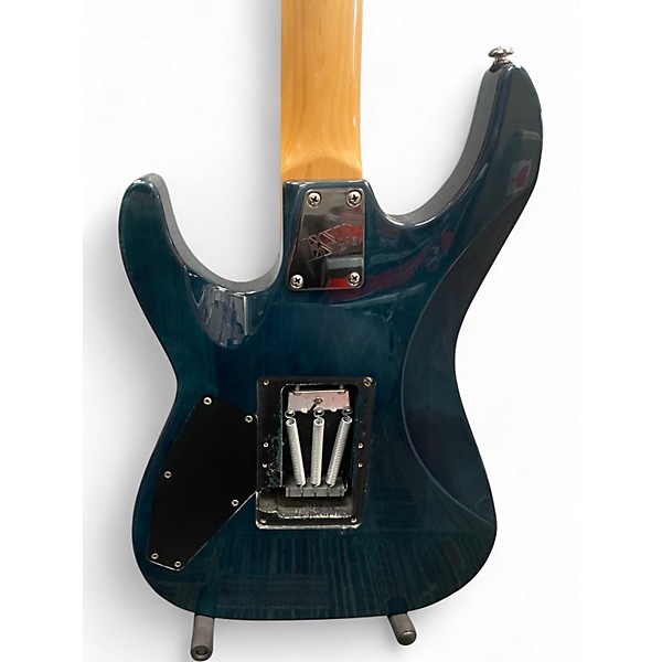 Used ESP LTD MH103QM Trans Blue Solid Body Electric Guitar