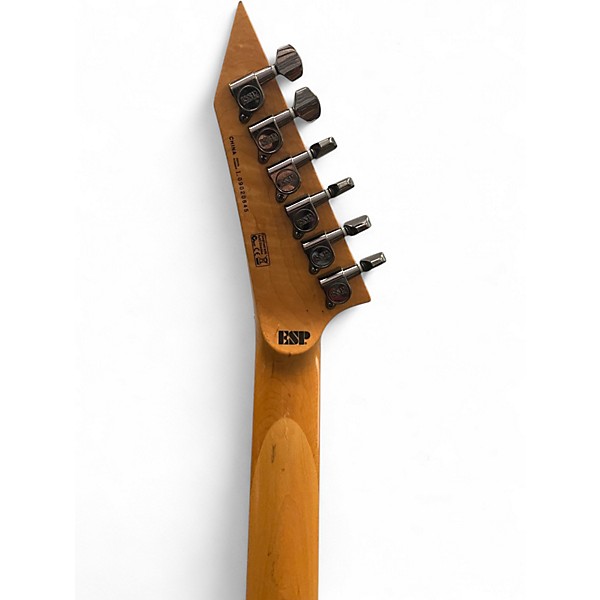 Used ESP LTD MH103QM Trans Blue Solid Body Electric Guitar