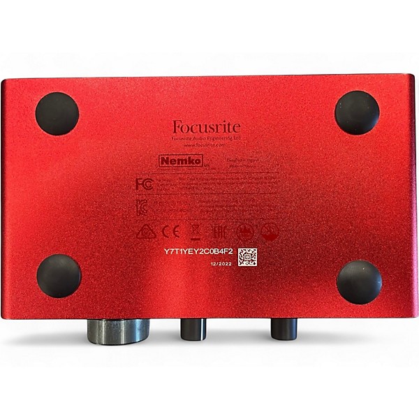 Used Focusrite Scarlett Solo Audio Interface