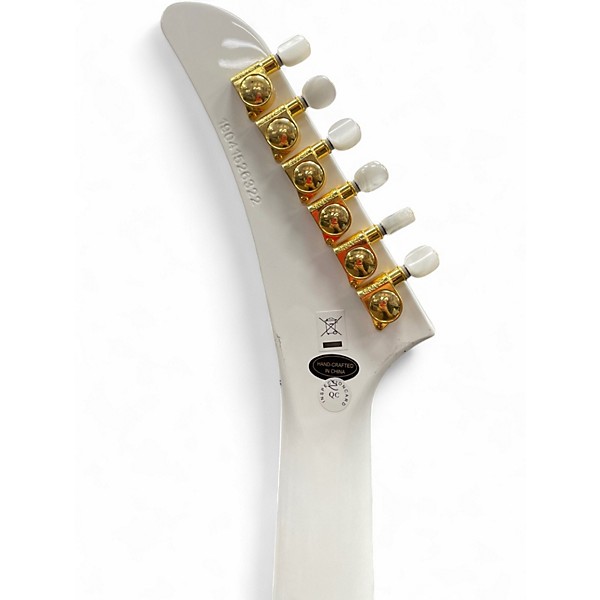 Used Epiphone LZZY HALE EXPLORER Alpine White Solid Body Electric Guitar