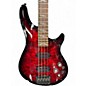Used Schecter Guitar Research Omen Elite 4 Black Cherry Burst Electric Bass Guitar