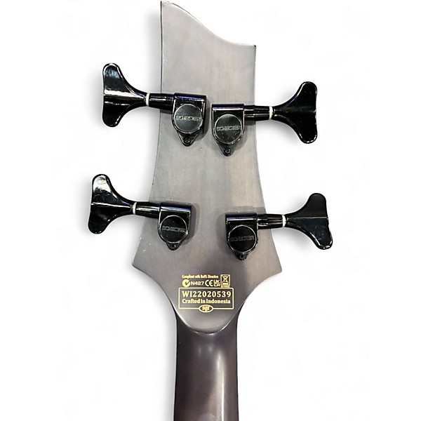 Used Schecter Guitar Research Omen Elite 4 Black Cherry Burst Electric Bass Guitar