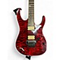 Used Ibanez RG920QMZ Crimson  Solid Body Electric Guitar