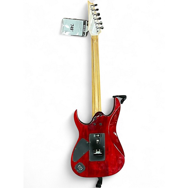 Used Ibanez RG920QMZ Crimson  Solid Body Electric Guitar
