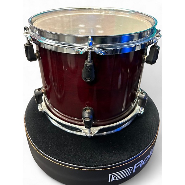 Used Yamaha 4 Piece Stage custom advantage nouveau Burgundy Mist Drum Kit