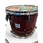 Used Yamaha 4 Piece Stage custom advantage nouveau Burgundy Mist Drum Kit