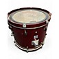 Used Yamaha 4 Piece Stage custom advantage nouveau Burgundy Mist Drum Kit