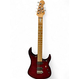 Used Sterling by Music Man JP150FM John Petrucci Signature Royal Red Solid Body Electric Guitar