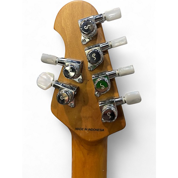 Used Sterling by Music Man JP150FM John Petrucci Signature Royal Red Solid Body Electric Guitar