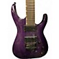 Used ESP LTD SH7ET Trans Purple Solid Body Electric Guitar