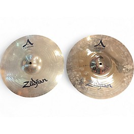 Used Zildjian 14in A Custom Hi Hat Pair Cymbal