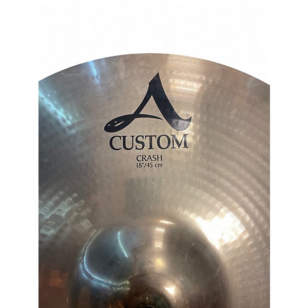 Used Zildjian 18in A Custom Crash Cymbal