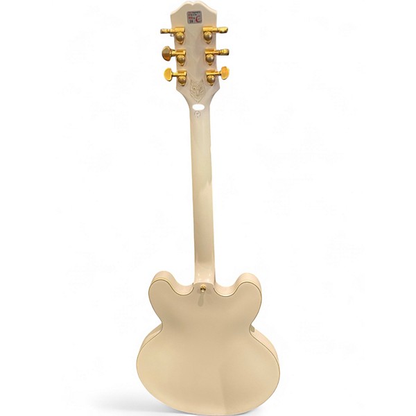 Used Epiphone Sheraton Antique White Hollow Body Electric Guitar