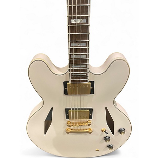 Used Epiphone Sheraton Antique White Hollow Body Electric Guitar
