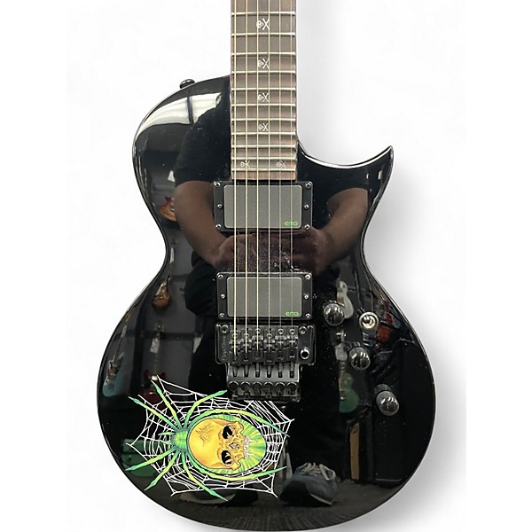 Used ESP LTD KH3 Kirk Hammett Signature Black Solid Body Electric Guitar