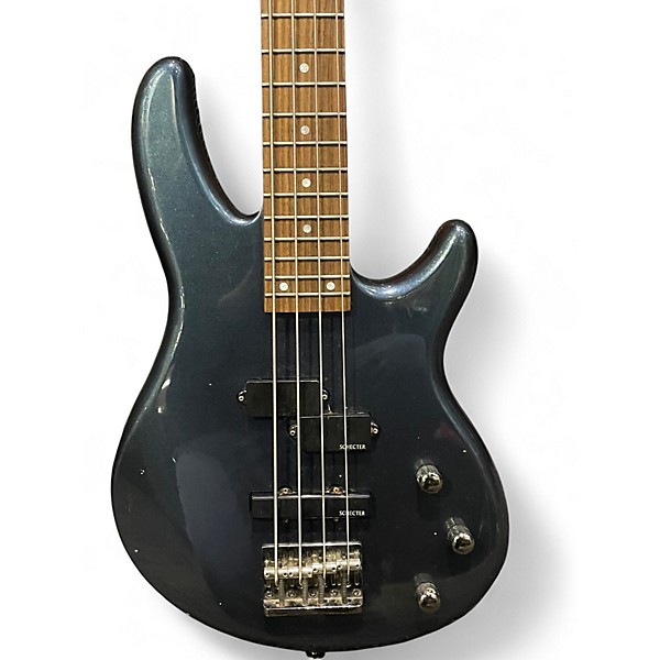 Used Schecter Guitar Research Raiden Deluxe 4 String Blue Electric Bass Guitar