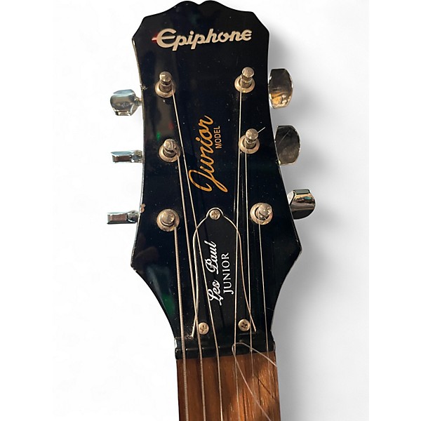 Used Epiphone Les Paul Junior 2 Color Sunburst Solid Body Electric Guitar