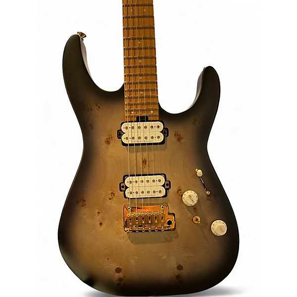 Used 2024 Charvel Pro Mod DK24 HH 2PT CM TRNSPARENT BURST Solid Body Electric Guitar