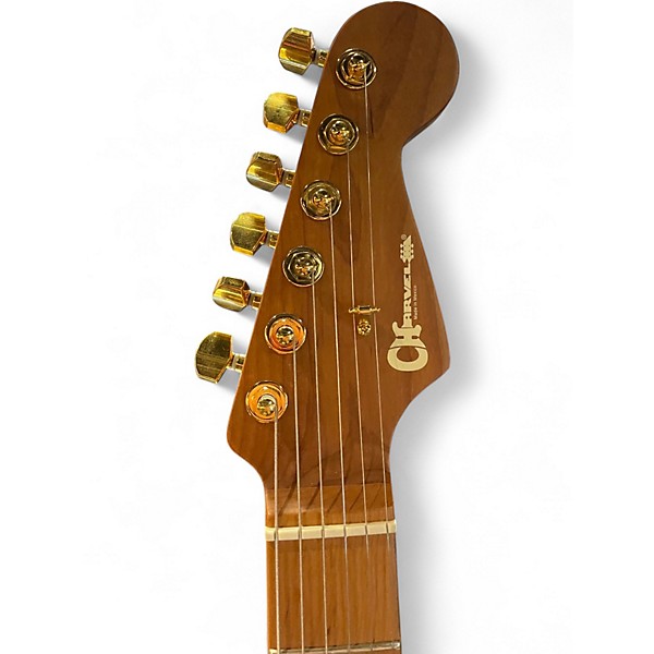 Used 2024 Charvel Pro Mod DK24 HH 2PT CM TRNSPARENT BURST Solid Body Electric Guitar