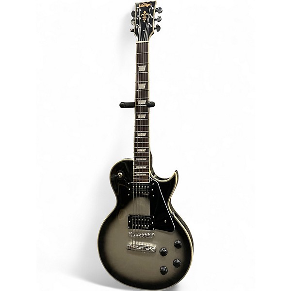 Used Vintage V100SVR Silver Mansion Solid Body Electric Guitar