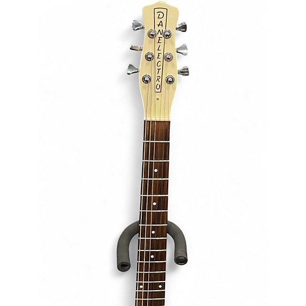 Used Danelectro Stock '59 Antique White Solid Body Electric Guitar