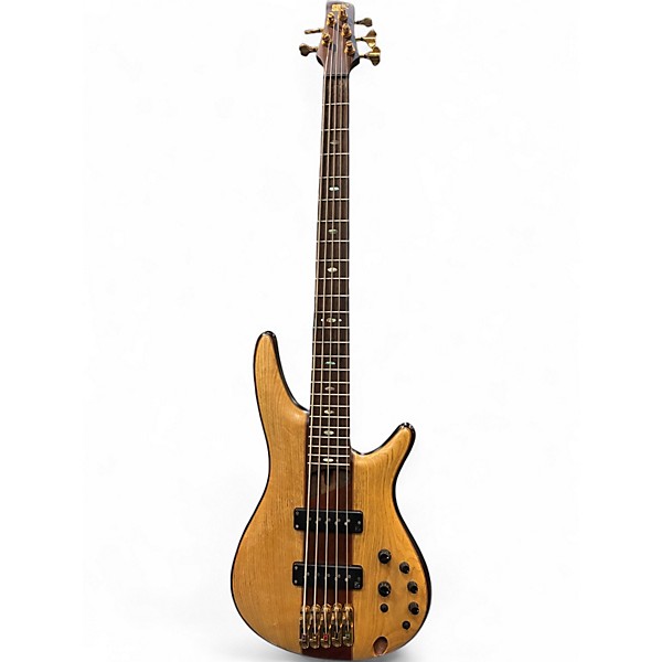 Used Ibanez 1305 Natural Electric Bass Guitar