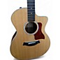 Used Taylor 214CE Deluxe Natural Acoustic Electric Guitar