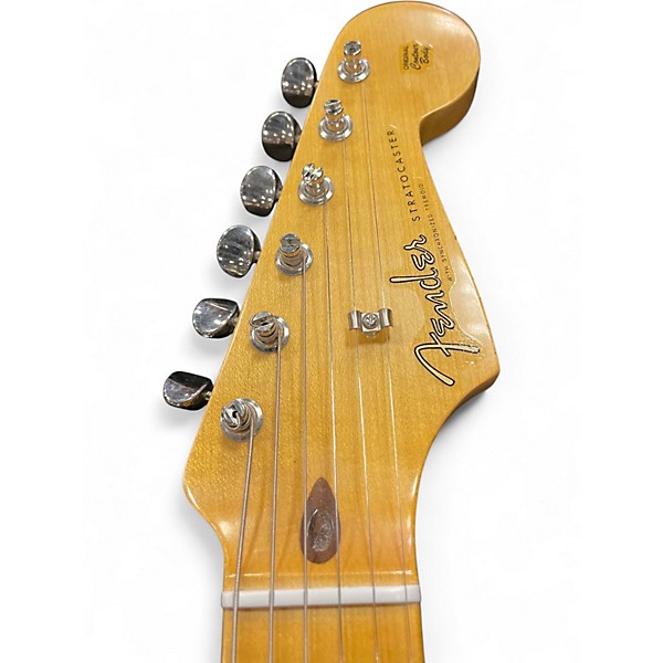 Used 2023 Fender Custom Shop '60 Stratocaster Heavy Relic Black Solid Body Electric Guitar