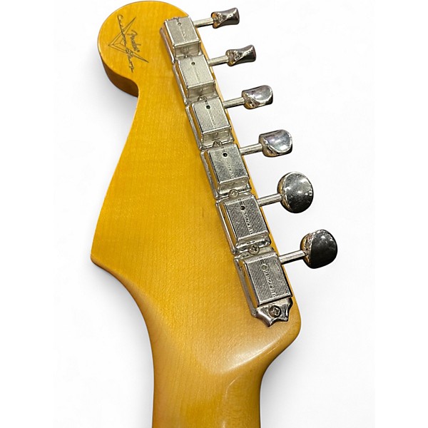 Used 2023 Fender Custom Shop '60 Stratocaster Heavy Relic Black Solid Body Electric Guitar