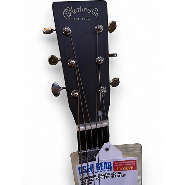 Used Carl Martin DC-18E Natural Acoustic Electric Guitar