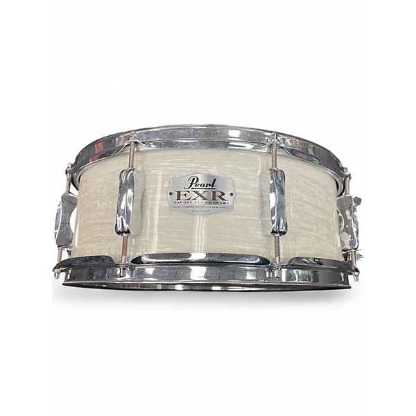 Used Pearl 5 Piece EXR Export Series White Oyster Drum Kit