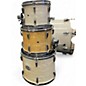 Used Pearl 5 Piece EXR Export Series White Oyster Drum Kit