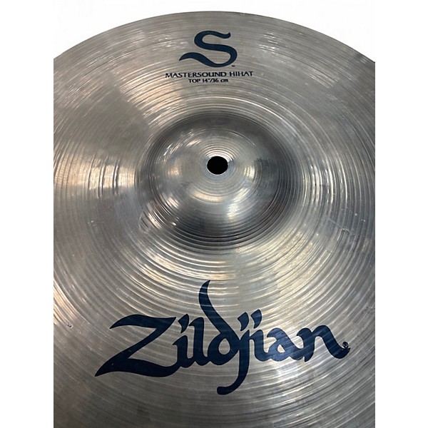 Used Zildjian 14in Mastersound Hi Hat Pair Cymbal
