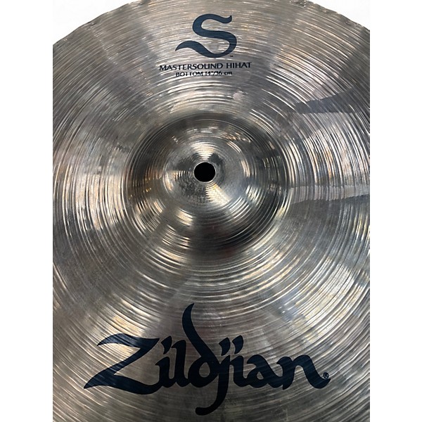 Used Zildjian 14in Mastersound Hi Hat Pair Cymbal