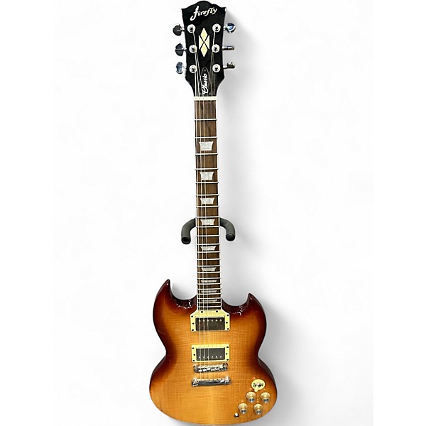 Used Firefly SG CLASSIC NATURAL BURST Solid Body Electric Guitar
