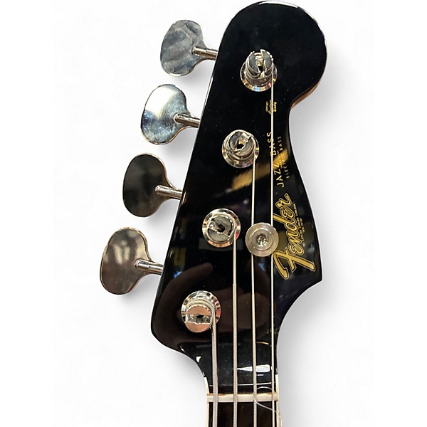 Used 2022 Fender Gold Foil Jazz Bass Sunburst Electric Bass Guitar