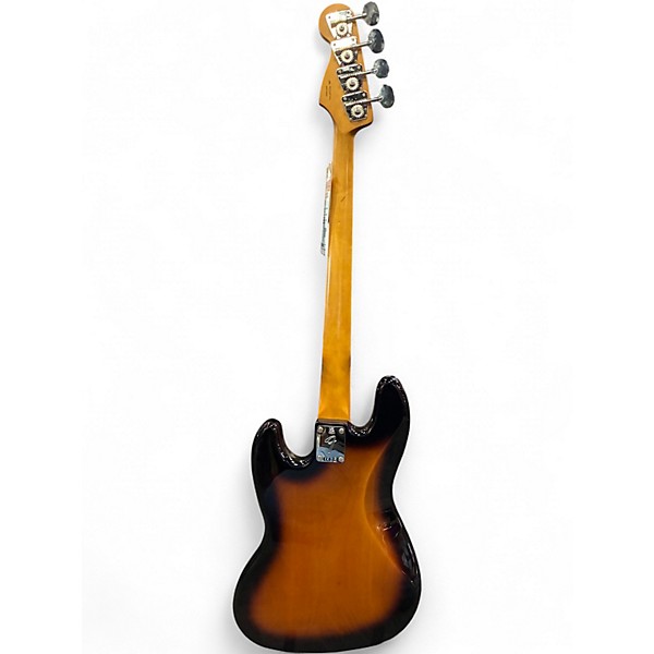 Used 2022 Fender Gold Foil Jazz Bass Sunburst Electric Bass Guitar