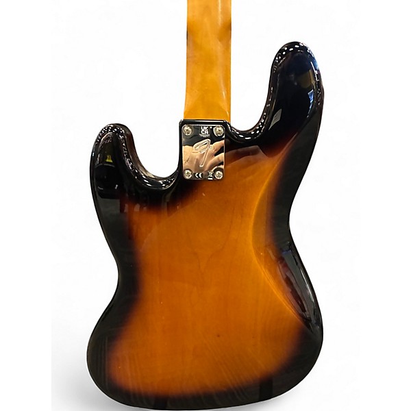 Used 2022 Fender Gold Foil Jazz Bass Sunburst Electric Bass Guitar