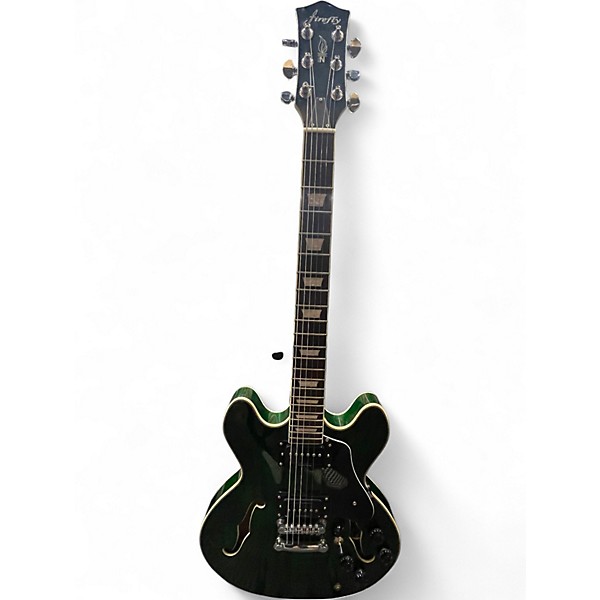 Used Firefly jsn hollowbody green Hollow Body Electric Guitar