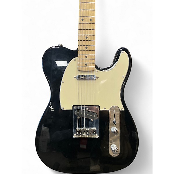 Used Starcaster by Fender Telecaster Black Solid Body Electric Guitar