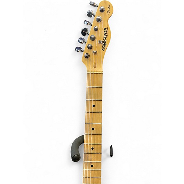 Used Starcaster by Fender Telecaster Black Solid Body Electric Guitar
