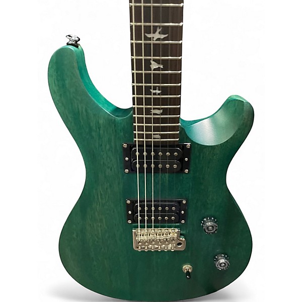Used PRS SE CE24 STANDARD SATIN GREEN Solid Body Electric Guitar