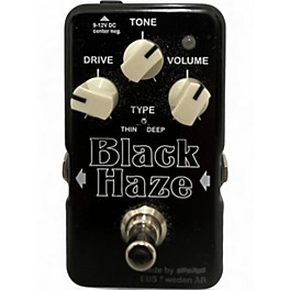 Used EBS BLACK HAZE OVERDRIVE Effect Pedal