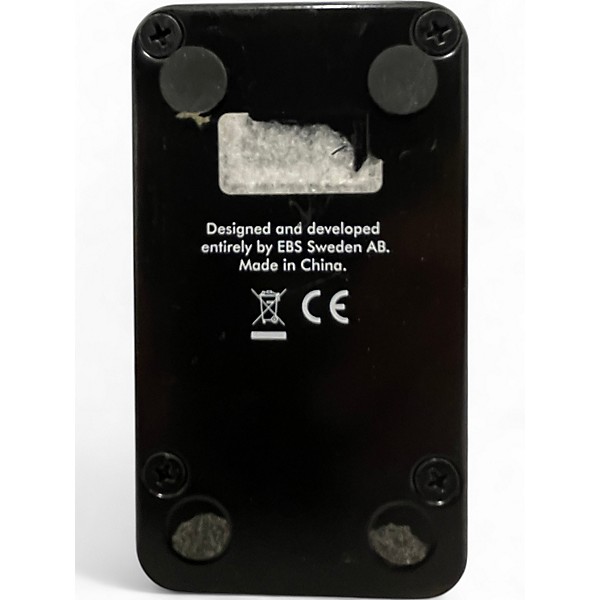 Used EBS BLACK HAZE OVERDRIVE Effect Pedal