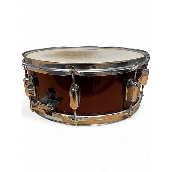 Used Premier 14in CABRIA SNARE DRUM Trans Red Drum