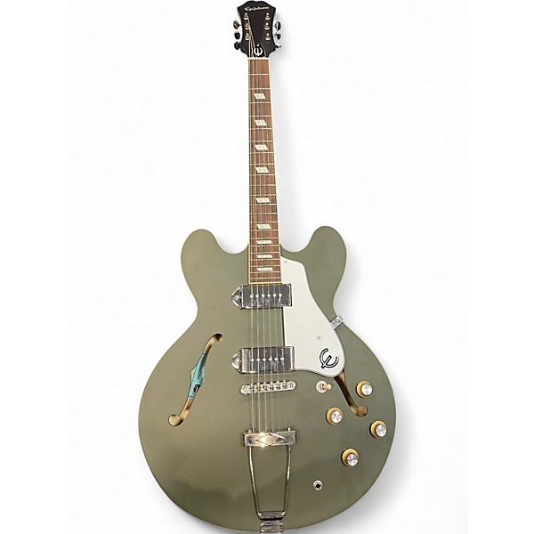 Used Epiphone Casino Hollowbody Olive Drab Hollow Body Electric Guitar