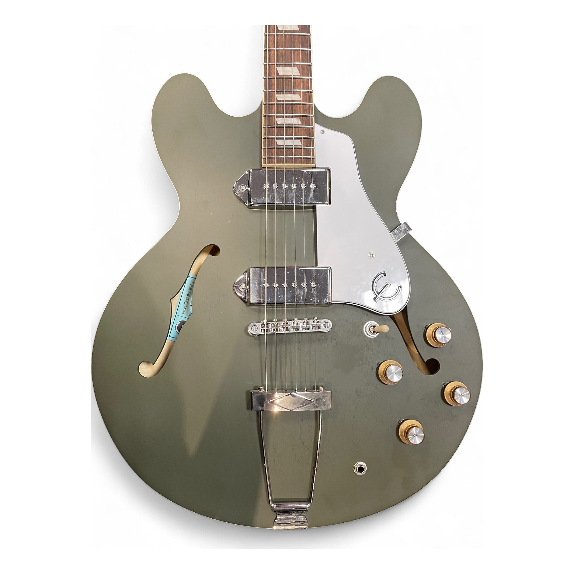 Used Epiphone Casino Hollowbody Olive Drab Hollow Body Electric