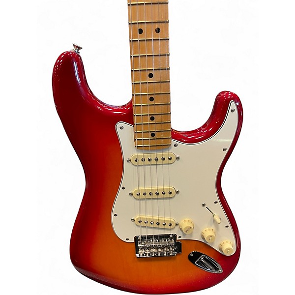 Used Fender Player II Stratocaster chambered ash Cherry Burst Solid Body Electric Guitar